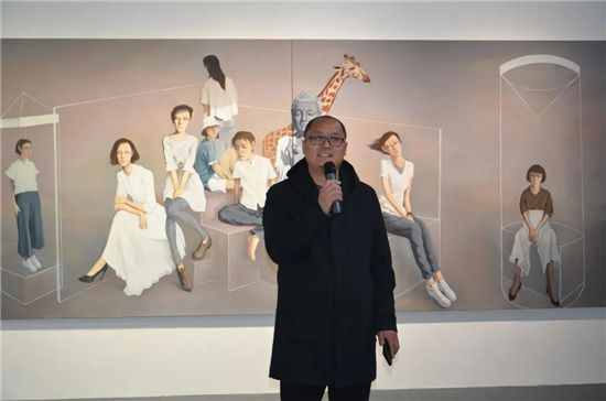安堃 An Kun油画艺术展在朗空美术馆开幕,用安静的画面记录时代的镜像