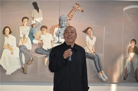 安堃 An Kun油画艺术展在朗空美术馆开幕,用安静的画面记录时代的镜像