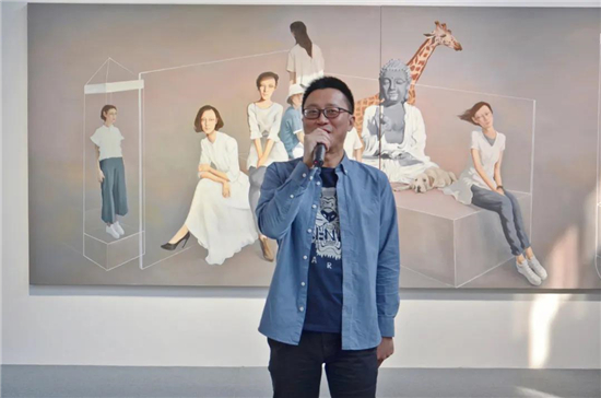 安堃 An Kun油画艺术展在朗空美术馆开幕,用安静的画面记录时代的镜像