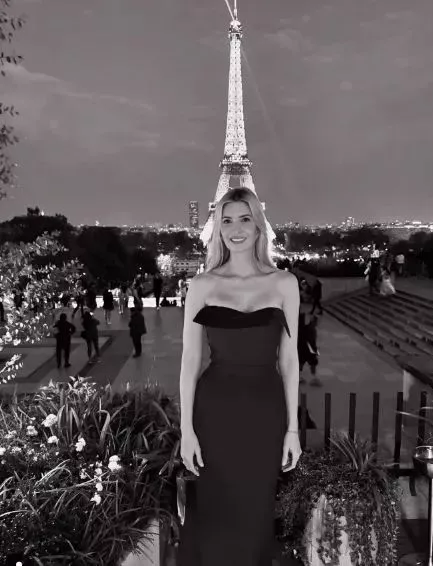 伊万卡巴黎惊艳亮相 无死角美丽遭质疑:又动脸了?